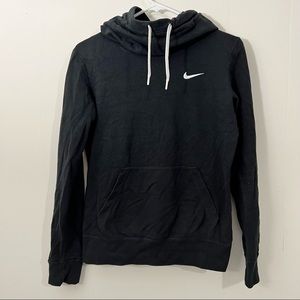 Nike Funnel Neck Pullover Hoodie Black X-Small Women fleece